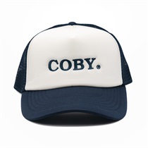 COBY MESH CAP (NAVY×WHITE)