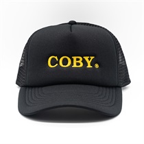COBY MESH CAP (BLACK×YELLOW)