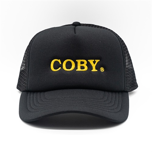 COBY MESH CAP (BLACK×YELLOW)