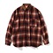 GRAND BROWN SHIRT (BURGUNDY: L)