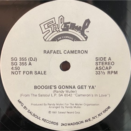 BOOGIE'S GONNA GET YA (USED)