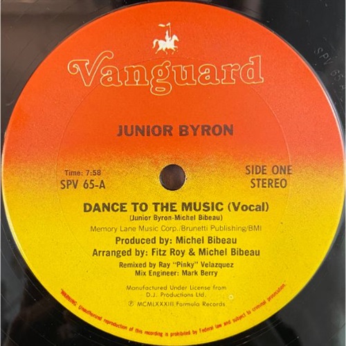 DANCE TO THE MUSIC (USED)