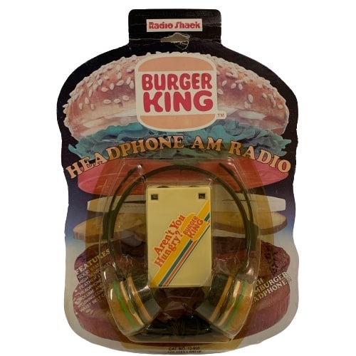 BURGER KING HEADPHONE RADIO (USED)