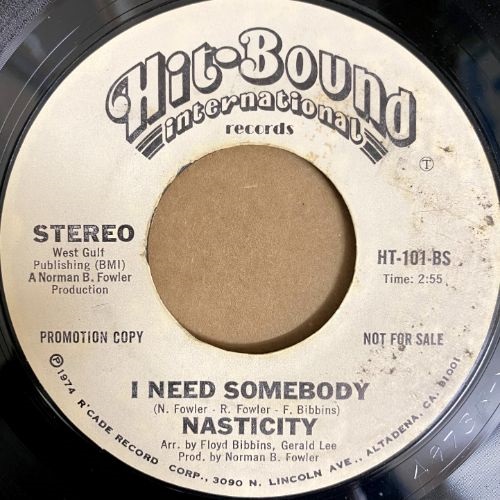 I NEED SOMEBODY (USED)