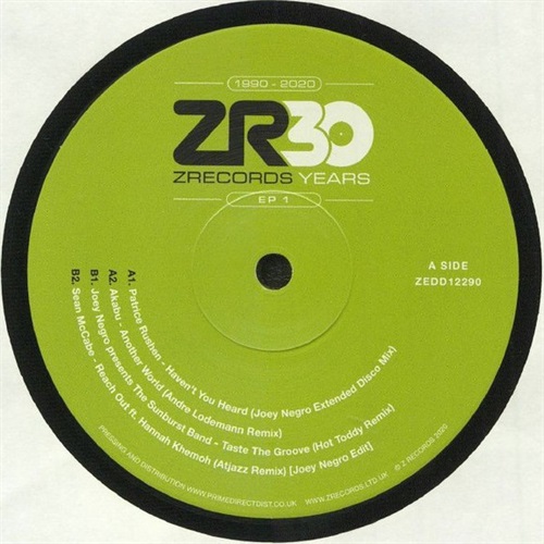 JOEY NEGRO PRESENTS 30 YEARS OF Z RECORDS EP 1