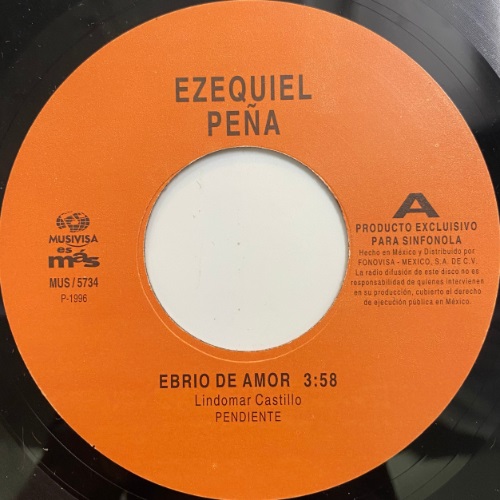 EBRIO DE AMOR (USED)