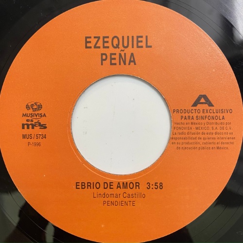 EBRIO DE AMOR (USED)