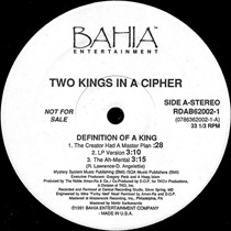 DEFINITION OF A KING (USED)