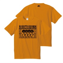MANHATTAN 40th: 復刻ショッパーTEE (ORANGE X BLACK) SIZE: XL