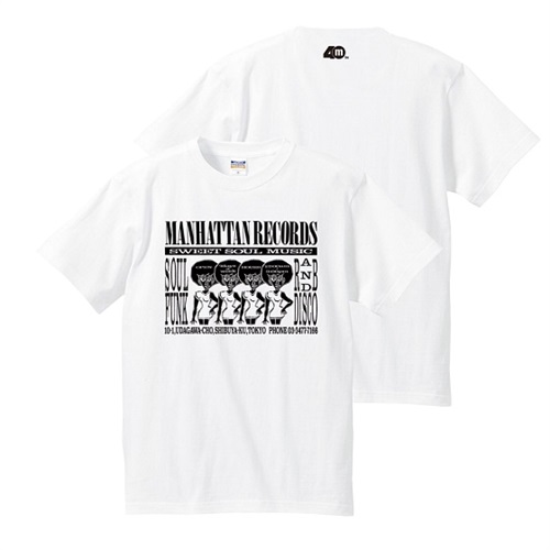★限定 Manhattan Records 復刻ショッパー Tシャツ 白 L